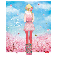 Тетрадь А5 48л клетка "Счастливые моменты" на скобе 5 диайнов 48Т5В1/047089 от магазина "Карандаш"