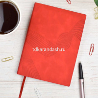 Картинка Ежедневник недатированный А6+ "Escalada" 320стр., красный, искусственная кожа софт-тач 64025 от магазина "Карандаш" Ежедневник недатированный А6+ "Escalada" 320стр., красный, искусственная кожа софт-тач 64025 от магазина "Карандаш"