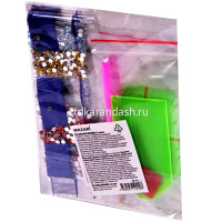 Алмазная мозаика 6,5х8см "Лесные жители" 10шт. на стикере частичная выкладка M-11873 от магазина "Карандаш"