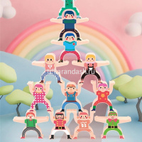 Игра настольная "Акробаты" 16 элементов + 2 мяча, пластик 2000294/1688 от магазина "Карандаш"