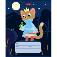 Тетрадь А5 12л клетка "КотоСказки" на скобе 5 дизайнов 080389 от магазина "Карандаш"