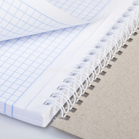 Блокнот А5 80л "Multicolor" клетка на спирали, жесткая подложка 081834 от магазина "Карандаш"