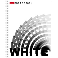 Тетрадь А5 96л клетка "Black and white" на спирали 2 дизайна 088840 от магазина "Карандаш"