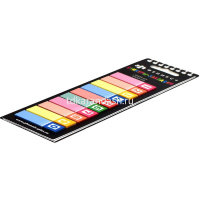 Клейкая закладка пластиковая 12х45мм 6 цветов (250л) "Цифры" 58488 от магазина "Карандаш"