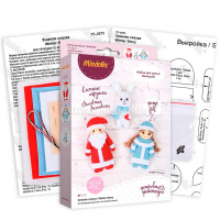 Набор для шитья "Зимняя сказка" (фетр, шерсть, синтепон, нитки, игла, выкройка) TF-0273 от магазина "Карандаш"