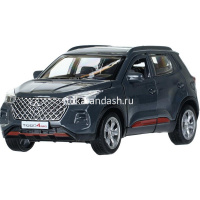Машина "Chery tiggo 4 pro" темно-серая, инерционная, металл 12см (открывающиеся двери) CHT4PRO-12-DG от магазина "Карандаш"