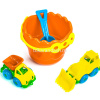 Набор д/песка "На речке" (ведро, 2 машинки, лопатка) 70180