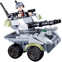 Конструктор "4В1. Звездные воины. Военная техника" 123 детали 24х14х4,5см пластик (1 фигурка) от магазина "Карандаш"