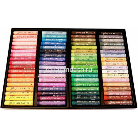 Пастель масляная 72 цвета "Gallery Soft Dry" круглый корпус, картон MGMOPV72 от магазина "Карандаш"