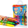 Мелки восковые 12 цветов "Color kids" 10ммх165мм круглые, поворотный механизм EC223-12