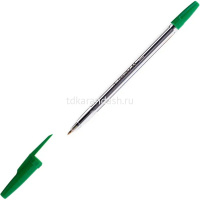 Ручка шариковая "Classic 51" 0,7мм зеленая, прозрачный пластиковый корпус 40163/04 от магазина "Карандаш"