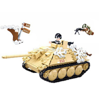Конструктор "Танк. Битва за Будапешт" 344 детали 38х23,7х7см пластик JB0913254 от магазина "Карандаш"