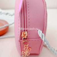 Сумочка "Кошечка" 12х10,5х4см 1 отделение, искусственная кожа, розовая SD2265 от магазина "Карандаш"