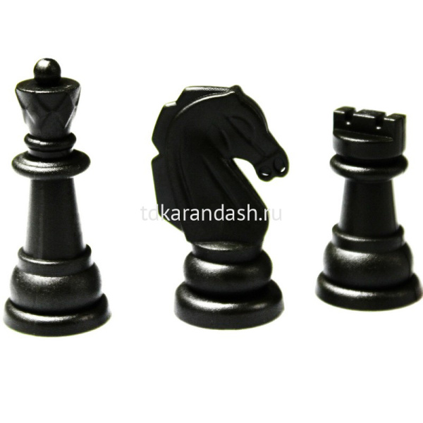 Шахматы, шашки 2 в 1, 29х29см дерево/пластик 03879 от магазина "Карандаш"