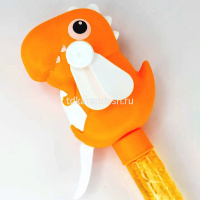 Мыльные пузыри "Дракон" 21,5см, 3 отверстия, 3 цвета, с вентилятором XJ2360 от магазина "Карандаш"