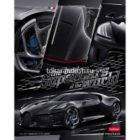 Тетрадь А5 48л клетка "SuperCarsWorld" на скобе 3D фольга матовая ламинация 5 дизайнов 061402 от магазина "Карандаш"