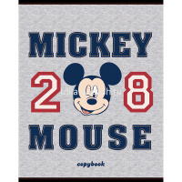 Тетрадь А5 18л клетка "Микки Маус" на скобе 5 дизайнов 18Т5В1/20373 от магазина "Карандаш"