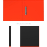 Папка на 2-х кольцах "Accent" А4 35мм ламинированный картон 1,75мм черная/красная 51078 от магазина "Карандаш"