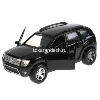 Машина "Renault Duster" черная, инерционная, металл 12см (открывающиеся двери) DUSTER-BK от магазина "Карандаш"