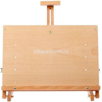 Мольберт настольный с регулятором угла наклона, с планшетом, высота 36-64см Сонет 1591263-5 от магазина "Карандаш"