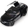 Машина "Tesla Model X Plaid" черная, инерционная, металл 12см (открывающиеся двери) MODELX-12-BK-WOD от магазина "Карандаш"