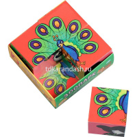 Умные кубики 4шт. "В зоопарке" 978-5-8112-8016-2 от магазина "Карандаш"