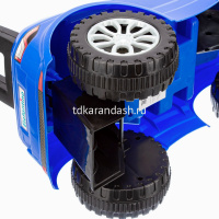 Каталка-автомобиль 62х42х27см черно-синяя, пластик (звук) IT107111 от магазина "Карандаш"