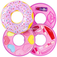 Косметика для девочек "Пончики" (тени для век, блеск для губ, помада, лак) 117253-UNI-ML от магазина "Карандаш"