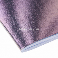 Тетрадь А5 96л клетка Croco коричневый бумвинил металлик на скобе 96Т5бвВ1/072800 от магазина "Карандаш"