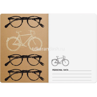 Тетрадь А5 40л клетка "BICYCLE" прошитый блок крафт-картон 7-40-083 от магазина "Карандаш"