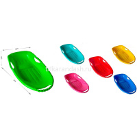 Санки-ледянки 48х91см "Снежная стрела" с ручками, пластик, ассорти Пл-С360 от магазина "Карандаш"