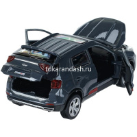 Машина "Chery tiggo 4 pro" темно-серая, инерционная, металл 12см (открывающиеся двери) CHT4PRO-12-DG от магазина "Карандаш"