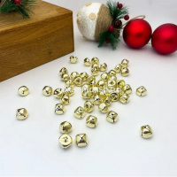 Набор ёлочных украшений "Бубенчики" 1,2см 50шт/уп золото, металл Y10045-24 от магазина "Карандаш"