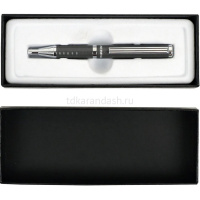 Ручка шариковая "Slide" синяя, в коробке, корпус серый металлик 82409/072070 от магазина "Карандаш"