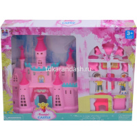 Дом д/куклы "Замок" с аксессуарами (свет, звук), 2 вида 1892762/408 от магазина "Карандаш"