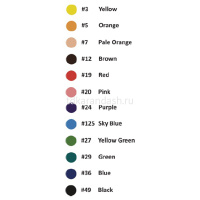 Набор маркеров-кистей акварельных "Koi Brush Pen" 12 цветов  XBR-12 от магазина "Карандаш"