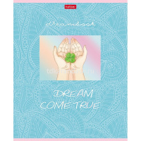 Тетрадь А5 48л клетка "Всё в твоих руках" на скобе розовый блок 5 дизайнов 072265 от магазина "Карандаш"