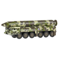 Машина "РСЗО Тополь" хаки, инерционная, металл 15см (открывающиеся двери) SB-16-20-M-WB от магазина "Карандаш"