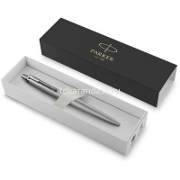 Ручка РШ "Parker Jotter Monochrome XL SE20 Stainless Steel" M синяя в подарочной коробке CW2122756 от магазина "Карандаш"