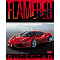 Тетрадь А5 48л линия "REDsupercar" на скобе 5 дизайнов 073125 от магазина "Карандаш"