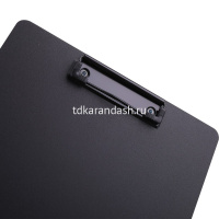 Планшет с зажимом А4 полипропилен черный EF75422 от магазина "Карандаш"