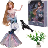 Русалка "Эмили" 35см пластик с аксессурами (руки сгибаются) LT240680 от магазина "Карандаш"