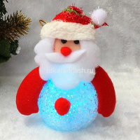 Сувенир Дед мороз, Снеговик 15см светящийся Y1562-14YJB203A от магазина "Карандаш"