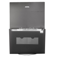 Папка на резинке 7 отделений "Start" А4 0,7мм пластик черный E5554 от магазина "Карандаш"