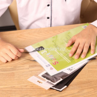 Набор закладок самоклеящихся 6 шт/уп 1,2х37,6см черные 2921-107 от магазина "Карандаш"