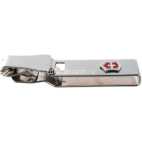 Подвеска для ремня с 2-мя цепочками, серебристая (карабин для ножа, кольцо для ключей) 4.1860 от магазина "Карандаш"