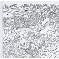 Арт-раскраска-перевёртыш "В узорном мире" 215х215мм 24л склейка, твин-лак Р-7766 от магазина "Карандаш"