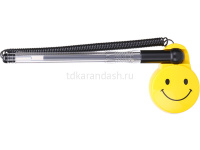 Ручка гелевая на самоклеящейся подставке "Смайл" 0,5мм синяя, с пластиковой пружиной 6793 от магазина "Карандаш"