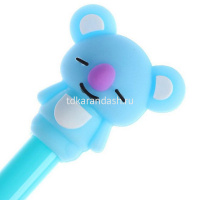 Ручка гелевая "Зверята" 0,5мм черная, ассорти ZB1213 от магазина "Карандаш"