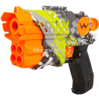 Пистолет 18х14см с мягкими пулями 10см 12шт, пластик (3 мишени) 2201-4 от магазина "Карандаш"